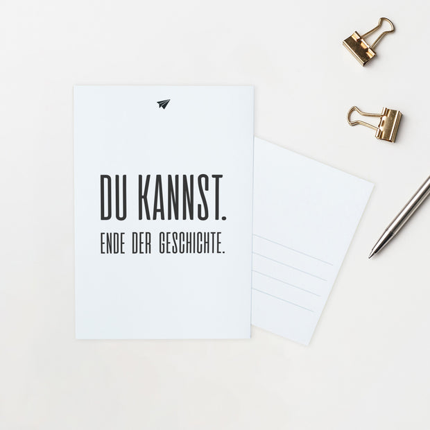 Du kannst - Postkarte