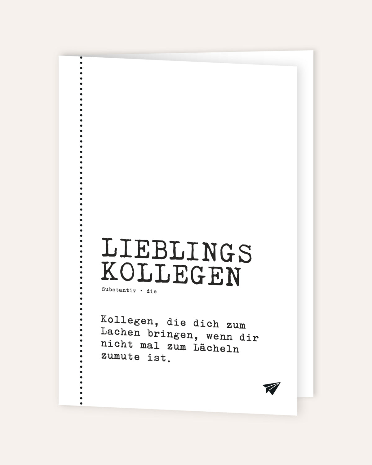 Definition Lieblingskollegen - Grußkarte Grußkarte Lieblingskollegen®