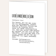 Lieblingskollegin - Grußkarte
