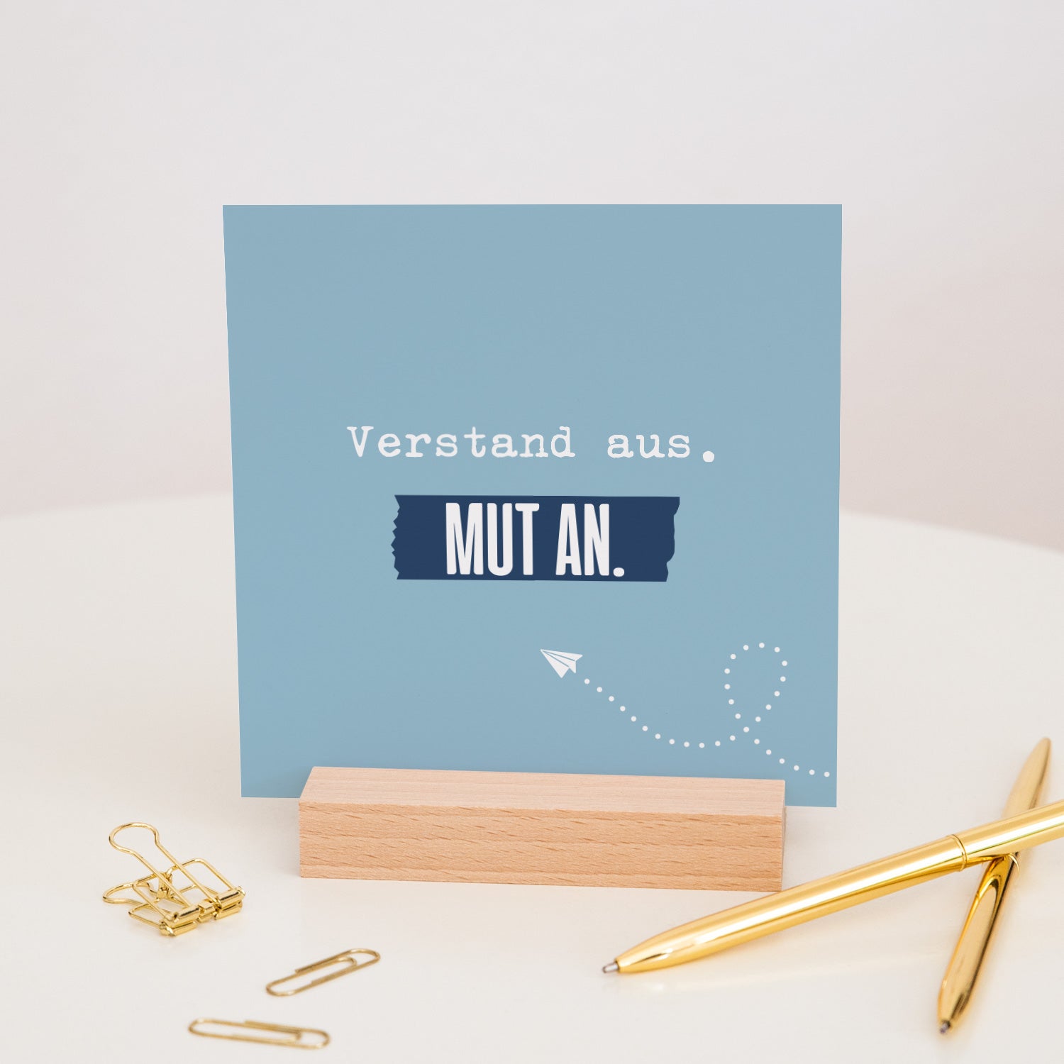 Motivationsschub - Karten im Holzaufsteller Karten im Holzaufsteller Lieblingskollegen®