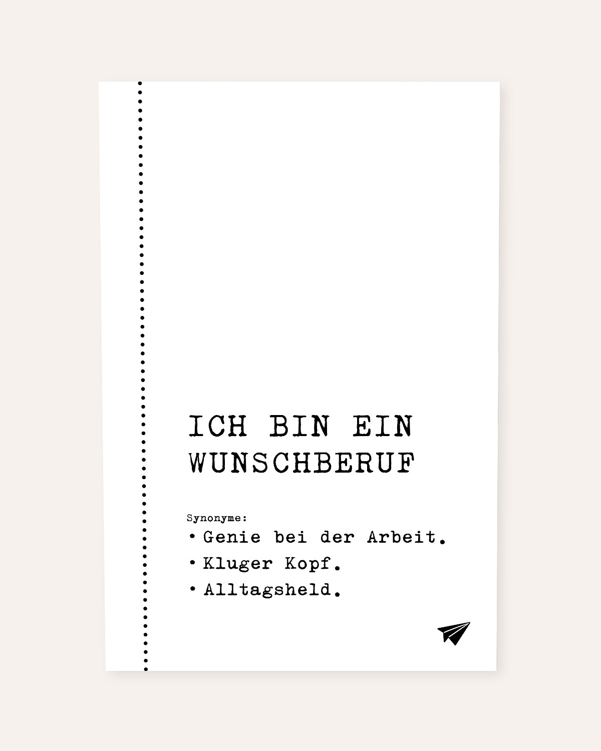 Ich bin ein (+Wunschberuf) - personalisierbares Poster Poster Lieblingskollegen®
