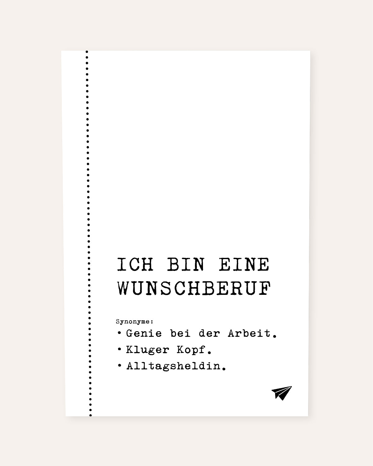 Ich bin eine (+Wunschberuf) - personalisierbares Poster Poster Lieblingskollegen®