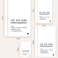 Ich bin eine (+Wunschberuf) - personalisierbares Poster