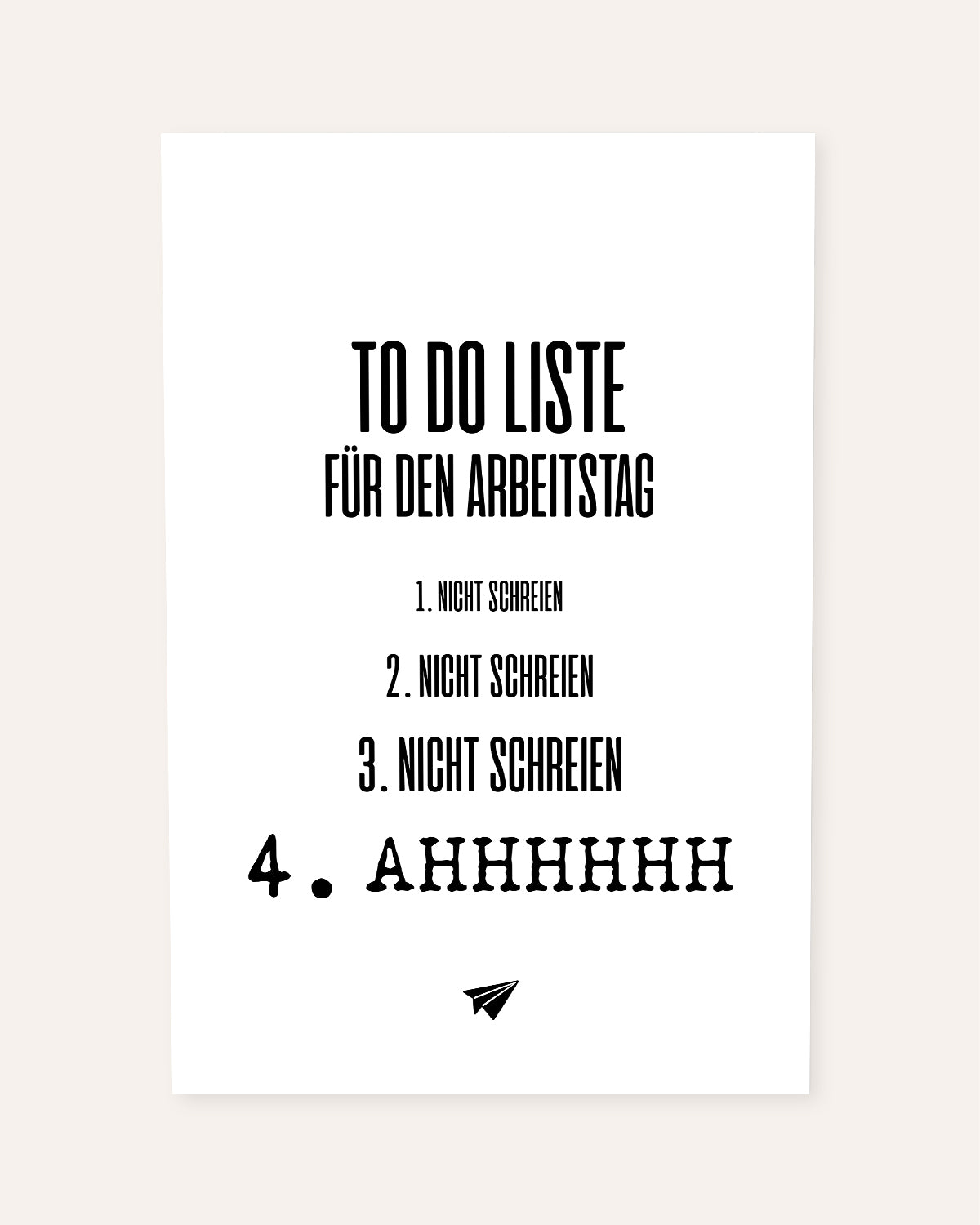 To do Liste - Poster Poster Lieblingskollegen®