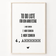 To do Liste - Poster