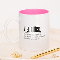 Viel Glück - Tasse