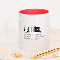 Viel Glück - Tasse