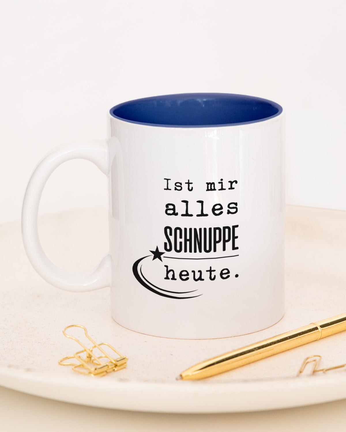 Ist mir alles schnuppe heute - Tasse Dunkelblau Tasse Lieblingskollegen®