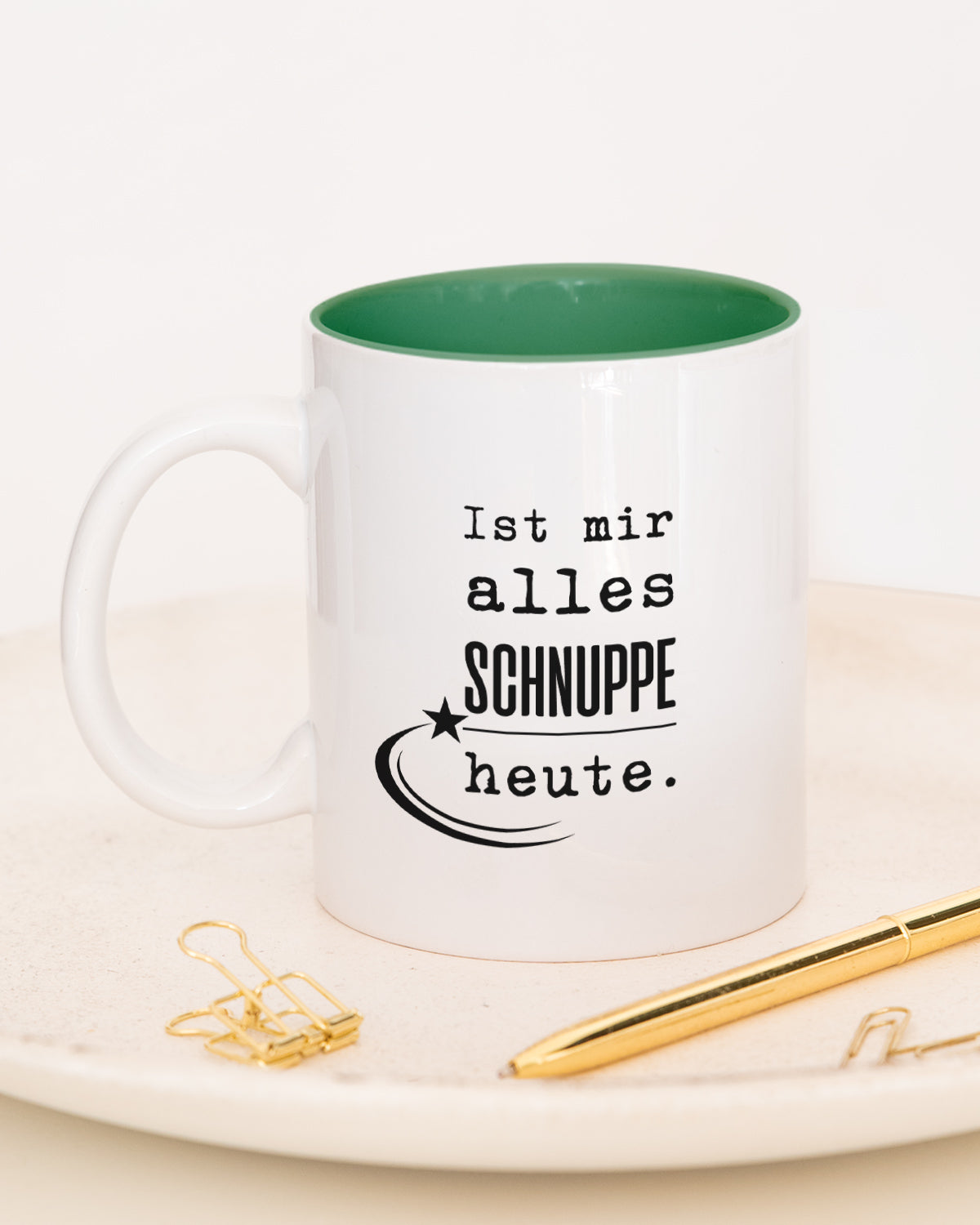 Ist mir alles schnuppe heute - Tasse Dunkelgrün Tasse Lieblingskollegen®