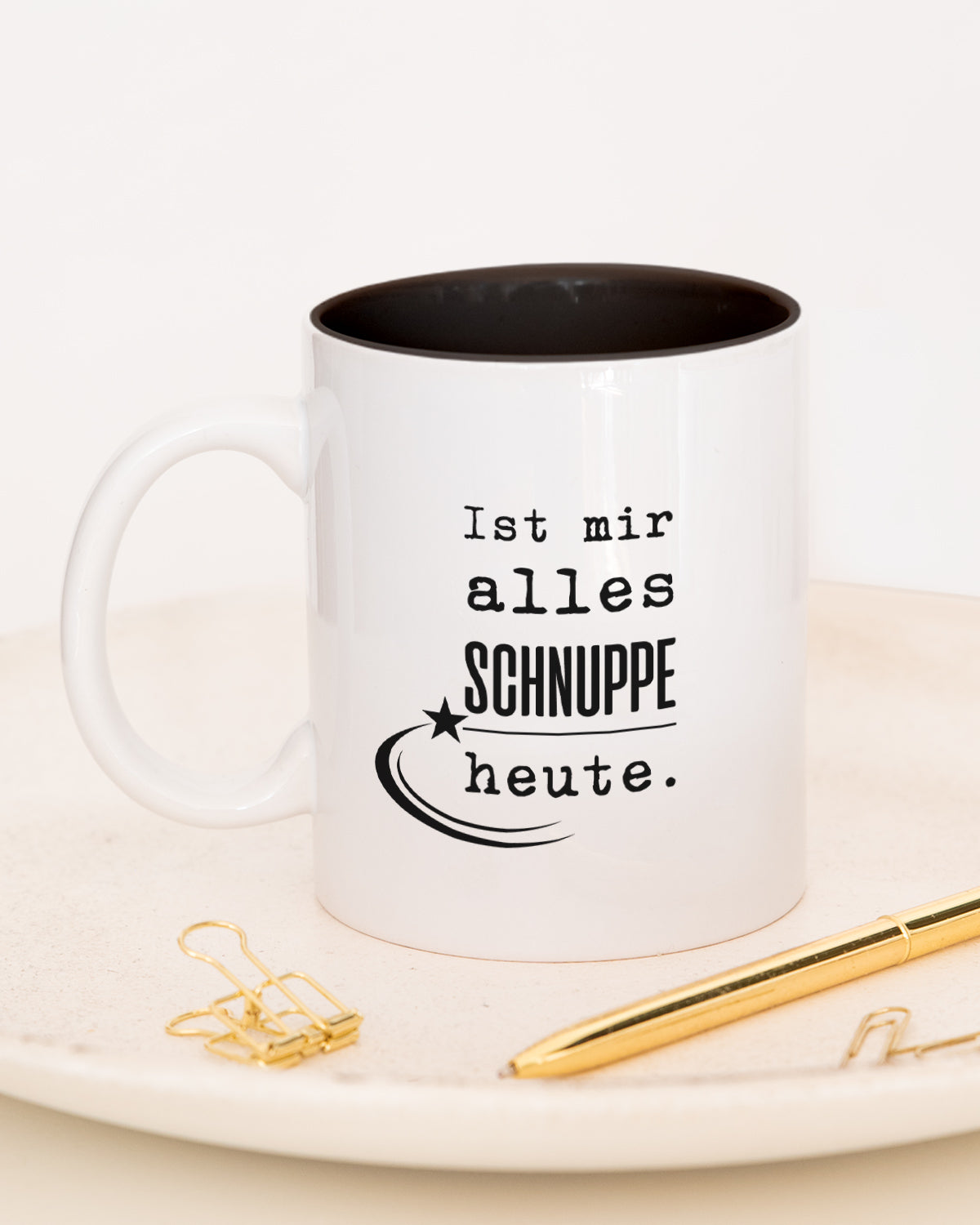 Ist mir alles schnuppe heute - Tasse Schwarz Tasse Lieblingskollegen®