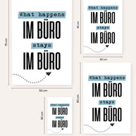 What happens im Büro stays im Büro - Poster