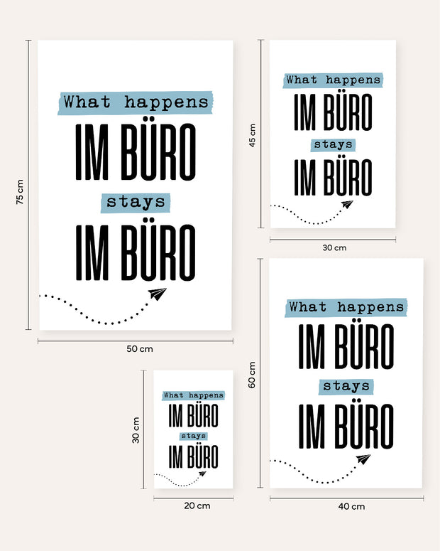 What happens im Büro stays im Büro - Poster