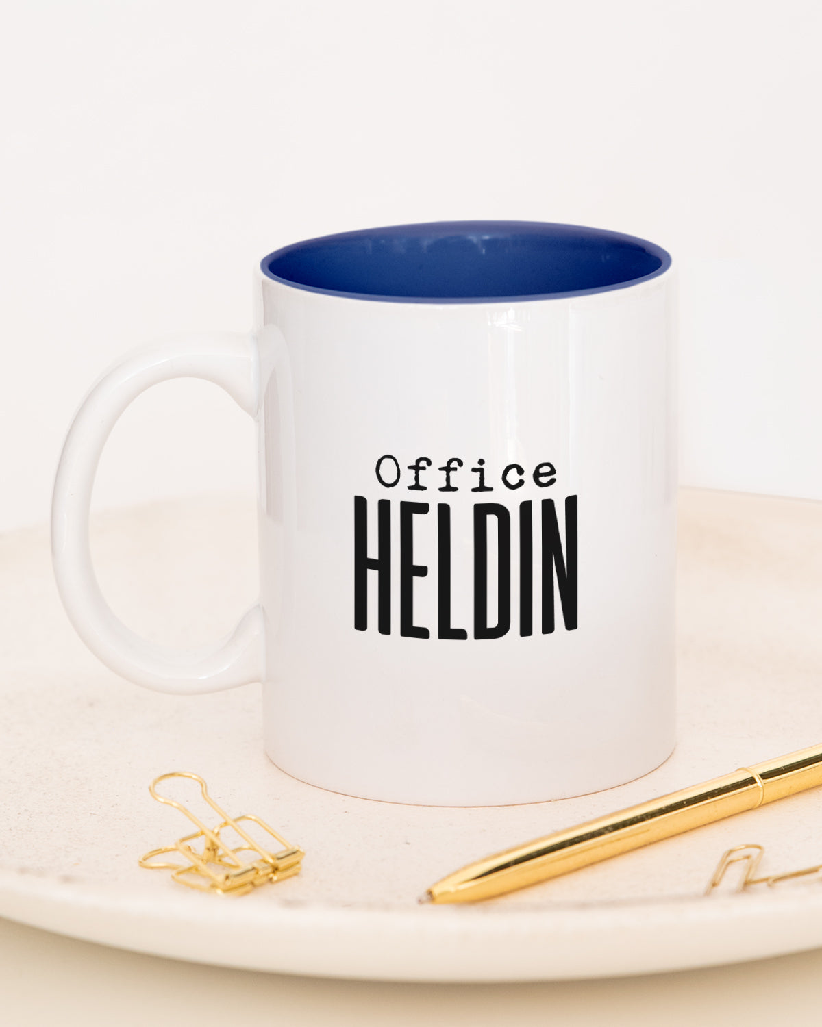 Office Heldin - Tasse Dunkelblau Tasse Lieblingskollegen®
