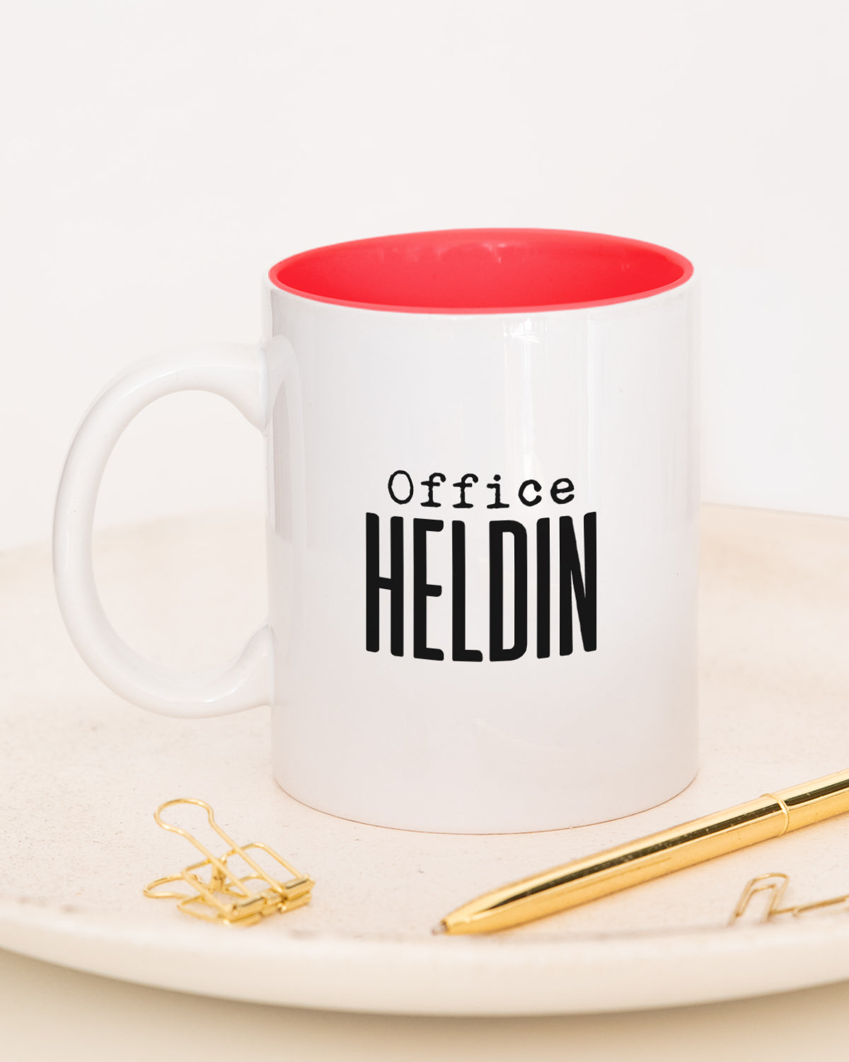 Office Heldin - Tasse Rot Tasse Lieblingskollegen®