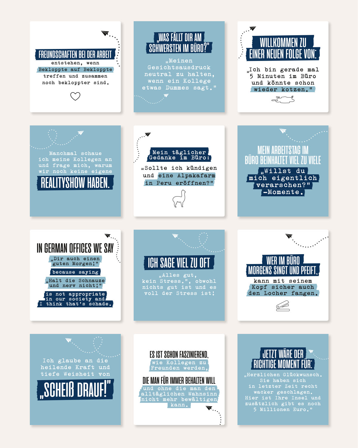 Die Office Helden - Karten im Holzaufsteller Karten im Holzaufsteller Lieblingskollegen®