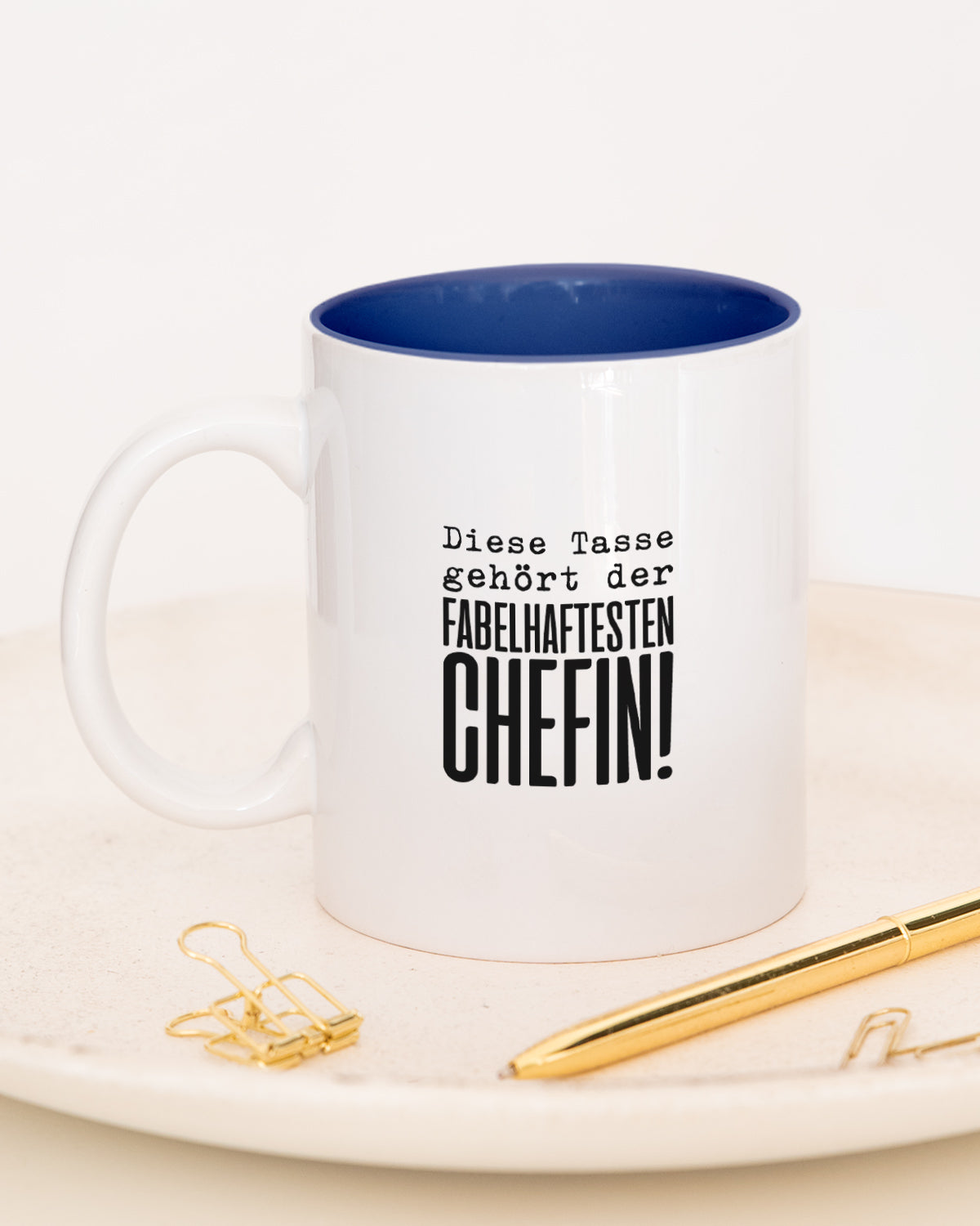 Fabelhafteste Chefin - Tasse Dunkelblau Tasse Lieblingskollegen®
