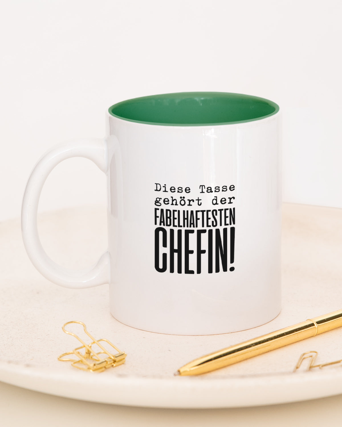 Fabelhafteste Chefin - Tasse Dunkelgrün Tasse Lieblingskollegen®