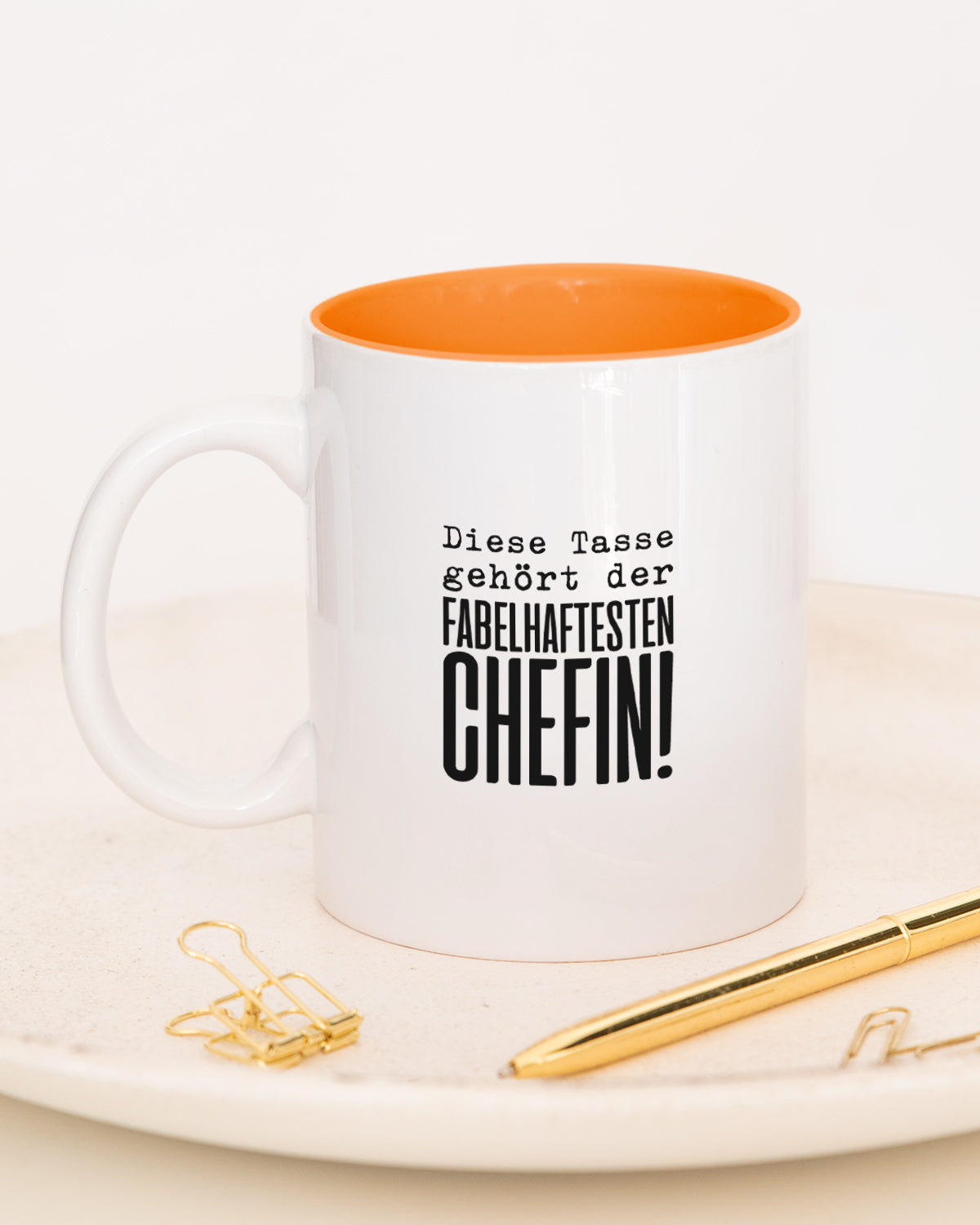 Fabelhafteste Chefin - Tasse Orange Tasse Lieblingskollegen®