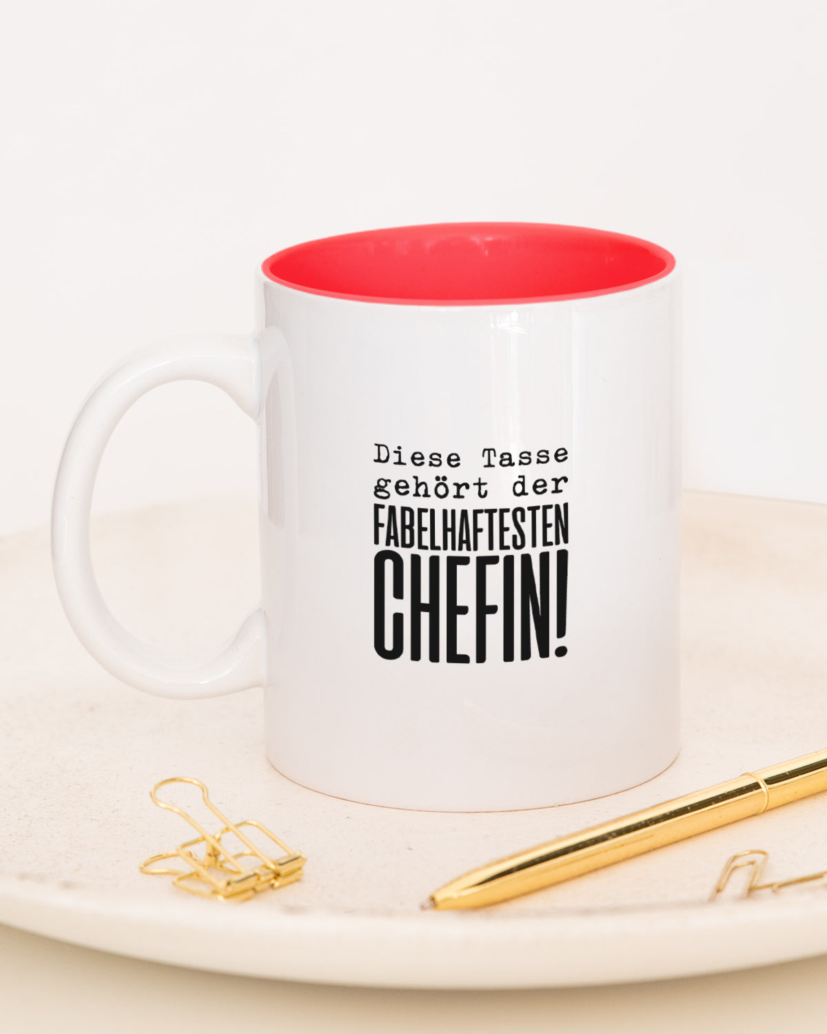 Fabelhafteste Chefin - Tasse Rot Tasse Lieblingskollegen®