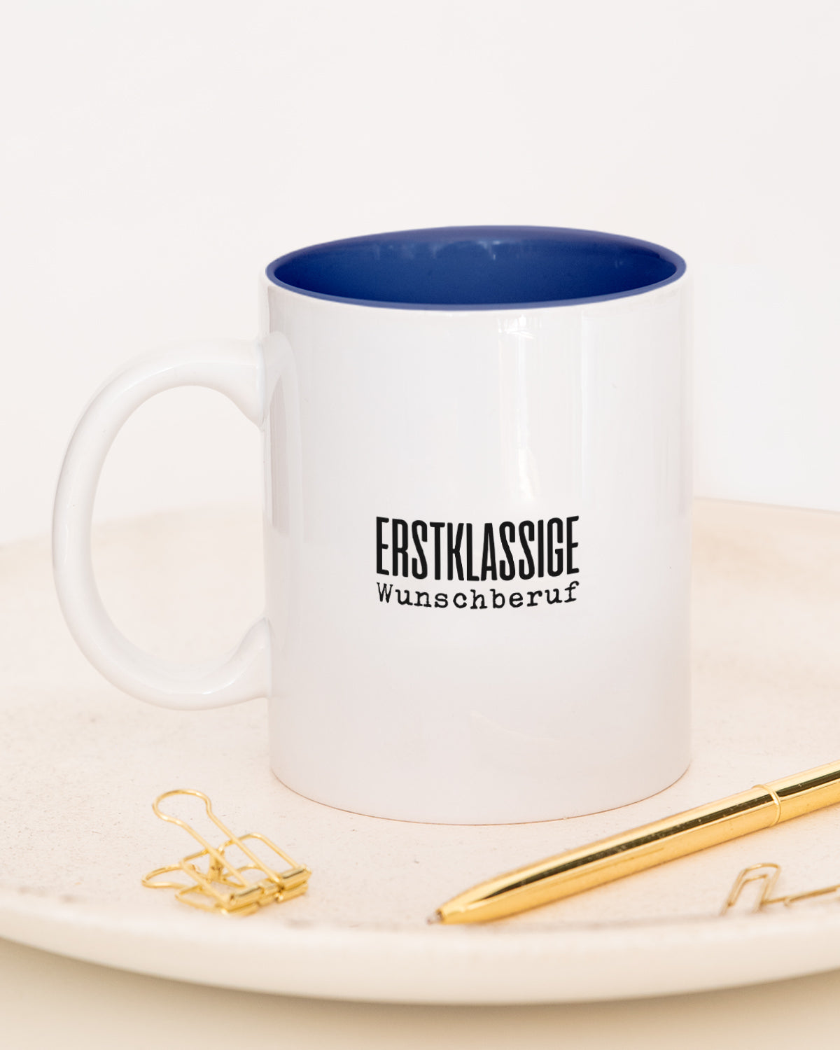 Erstklassige (+ Wunschberuf) - Tasse Dunkelblau Tasse Lieblingskollegen®