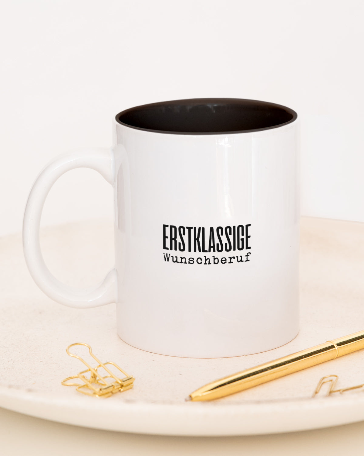 Erstklassige (+ Wunschberuf) - Tasse Schwarz Tasse Lieblingskollegen®