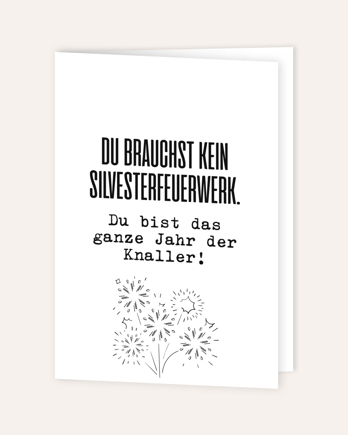 Silvesterfeuerwerk - Grußkarte Grußkarte Lieblingskollegen®