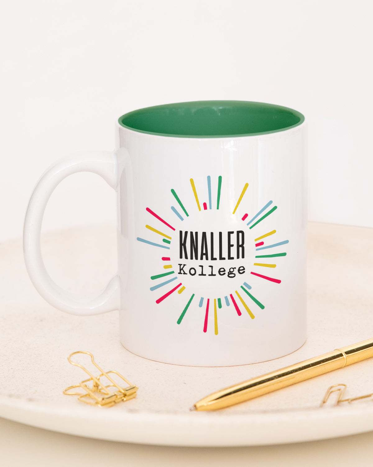 Knallerkollege - Tasse Dunkelgrün Tasse Lieblingskollegen®