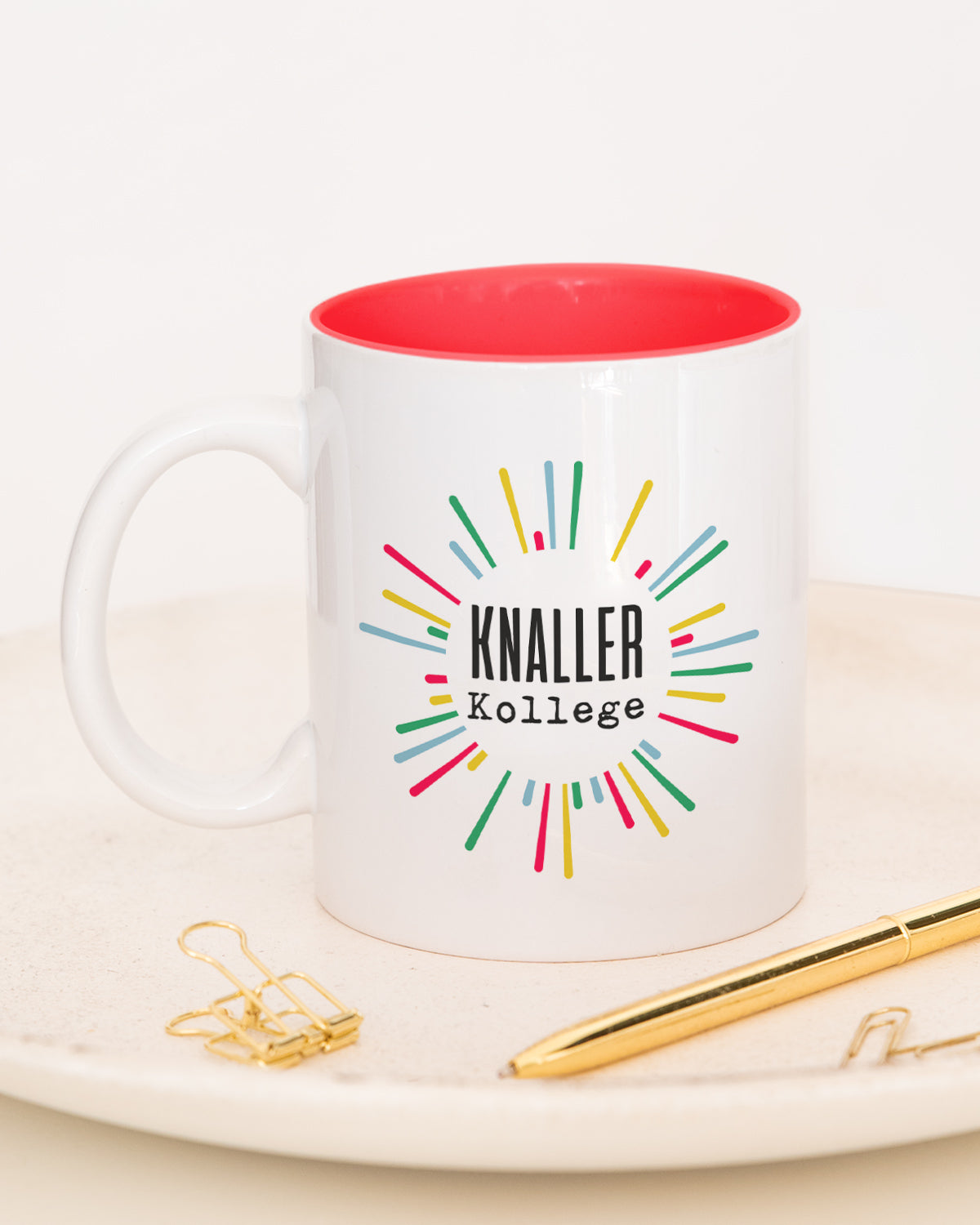 Knallerkollege - Tasse Rot Tasse Lieblingskollegen®