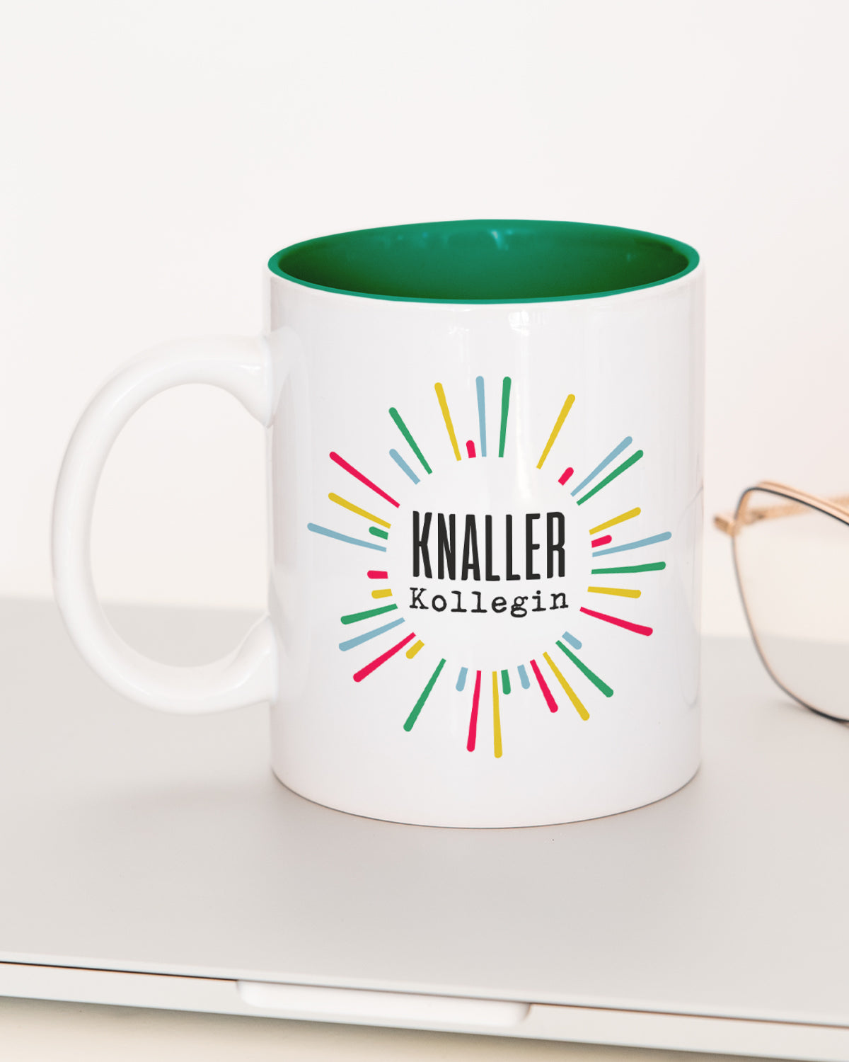 Knallerkollegin - Tasse Dunkelgrün Tasse Lieblingskollegen®