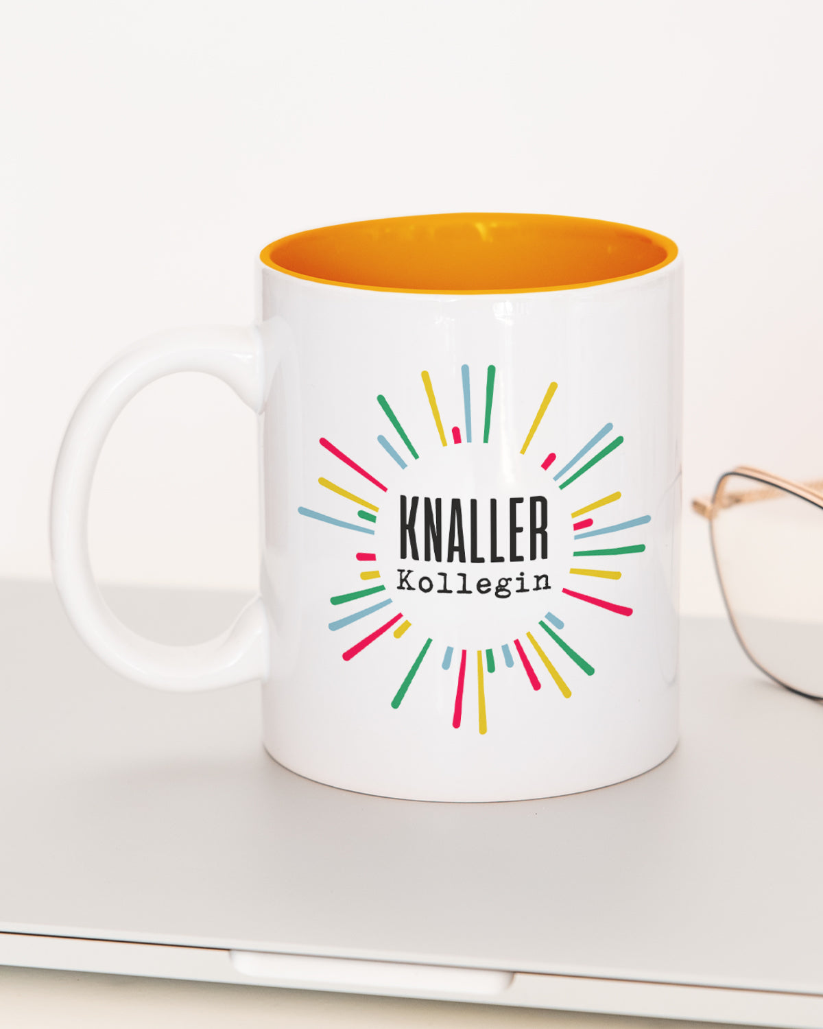 Knallerkollegin - Tasse Orange Tasse Lieblingskollegen®