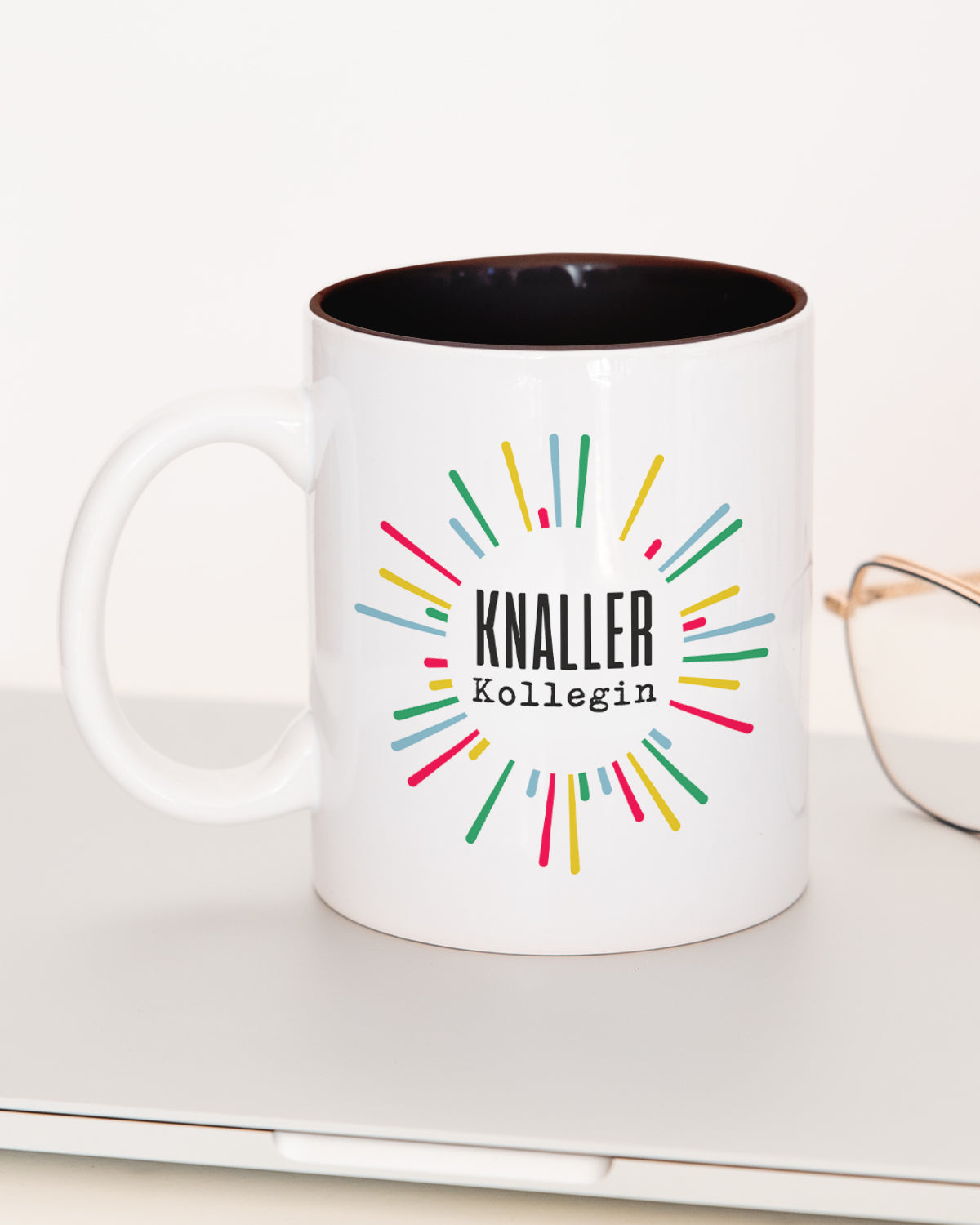 Knallerkollegin - Tasse Schwarz Tasse Lieblingskollegen®