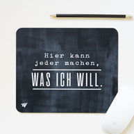Was ich will  - Mousepad