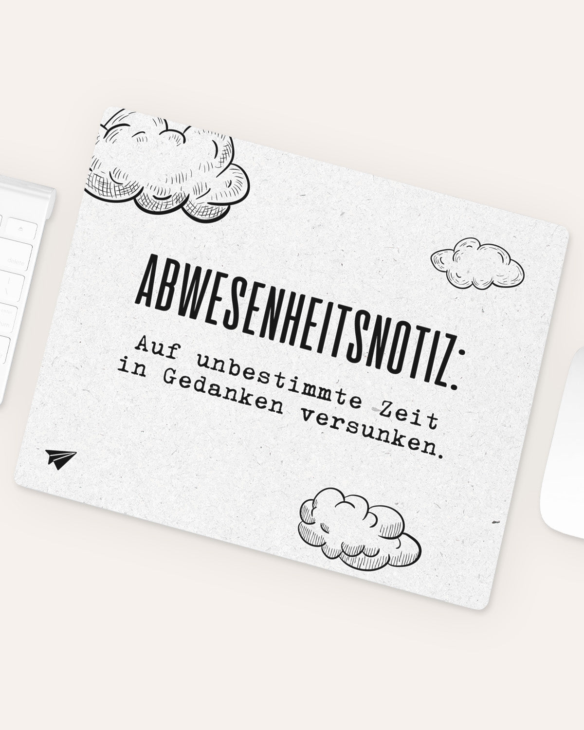 Abwesenheitsnotiz - Mousepad Mousepad Lieblingskollegen®