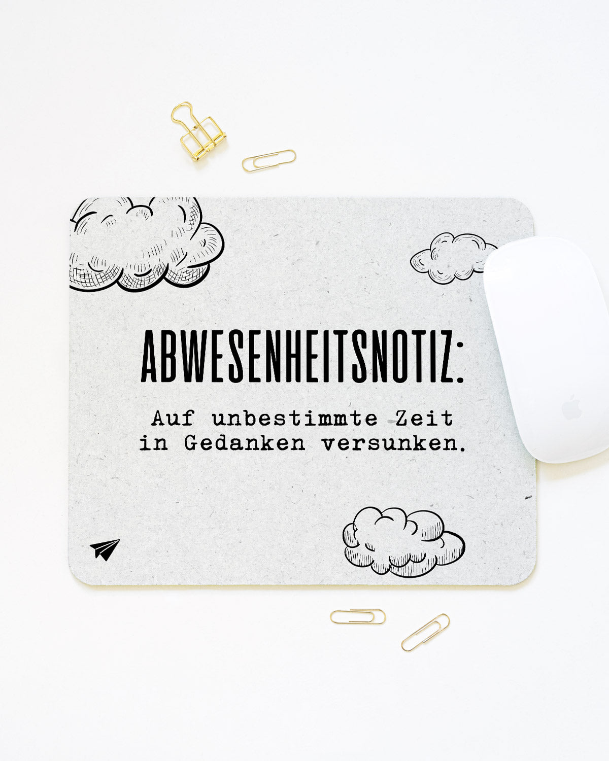 Abwesenheitsnotiz - Mousepad Mousepad Lieblingskollegen®