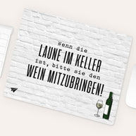 Wenn die Laune im Keller ist - Mousepad