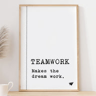 Teamwork makes the Dream work - Poster