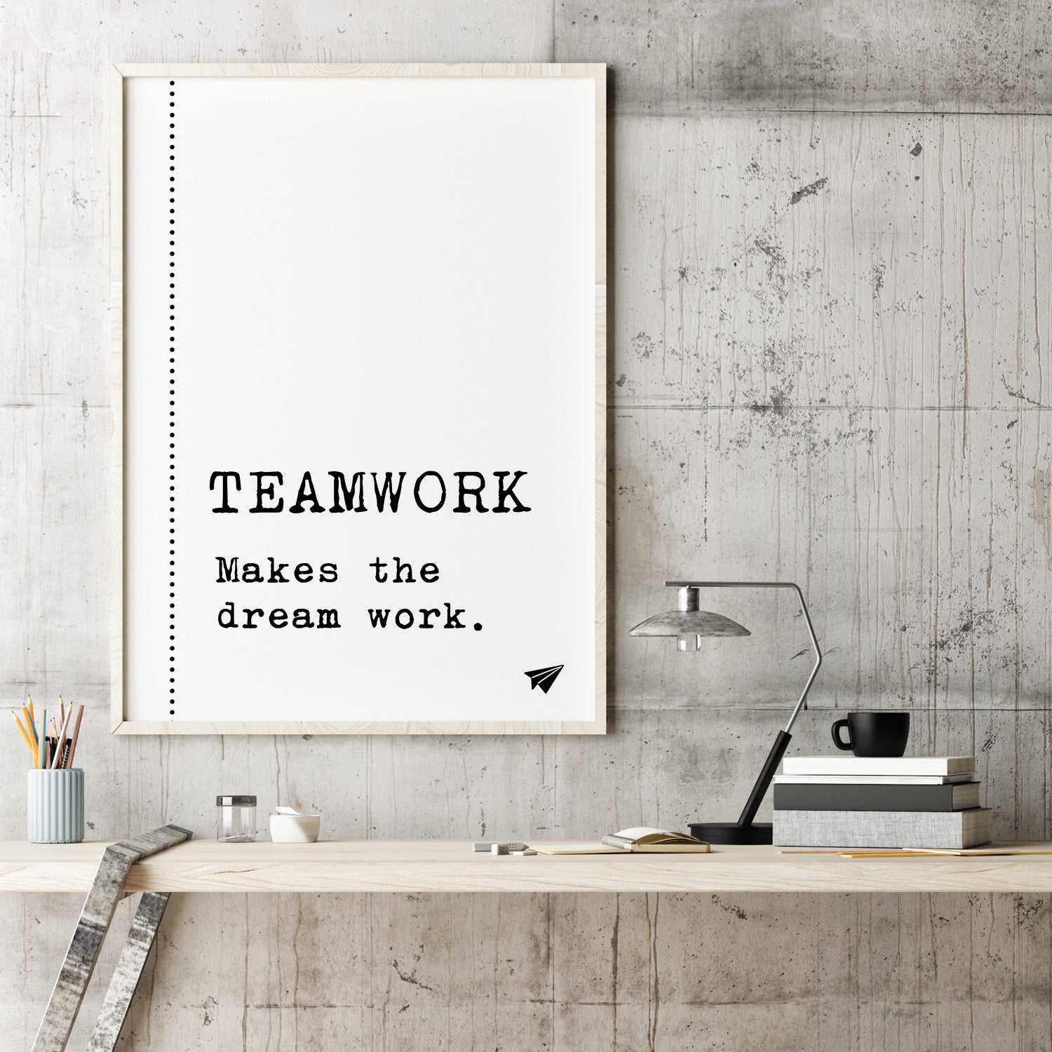 Teamwork makes the Dream work - Poster Poster Lieblingskollegen®