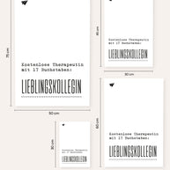 Kostenlose Therapeutin - Poster