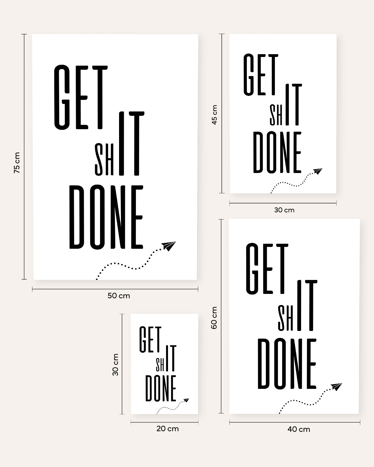 Get Shit Done - Poster Poster Lieblingskollegen®