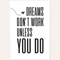 Dreams don't work - Poster