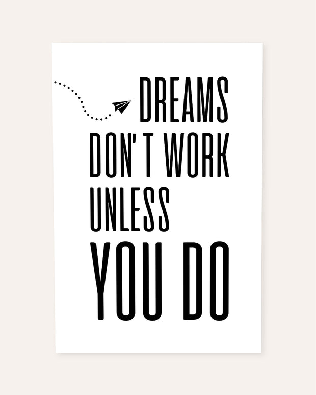 Dreams don't work - Poster