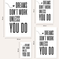 Dreams don't work - Poster