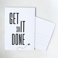 Get Shit Done - Postkarte