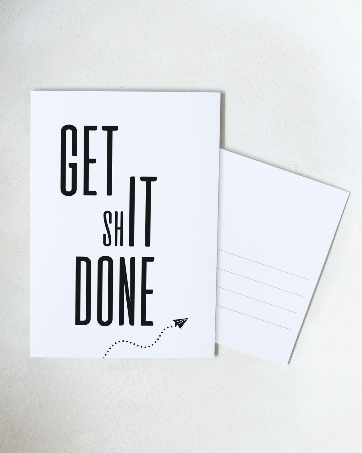 Get Shit Done - Postkarte Postkarte Lieblingskollegen®