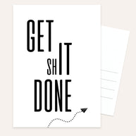 Get Shit Done - Postkarte