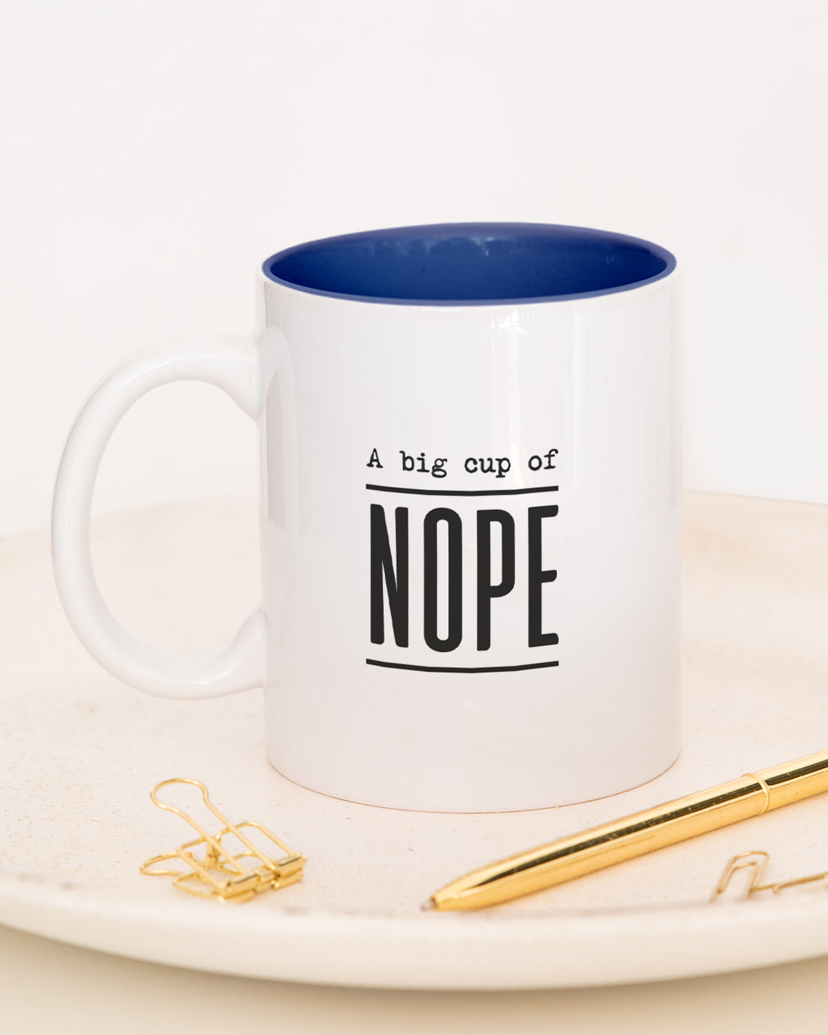 Nope - Tasse Dunkelblau Tasse Lieblingskollegen®