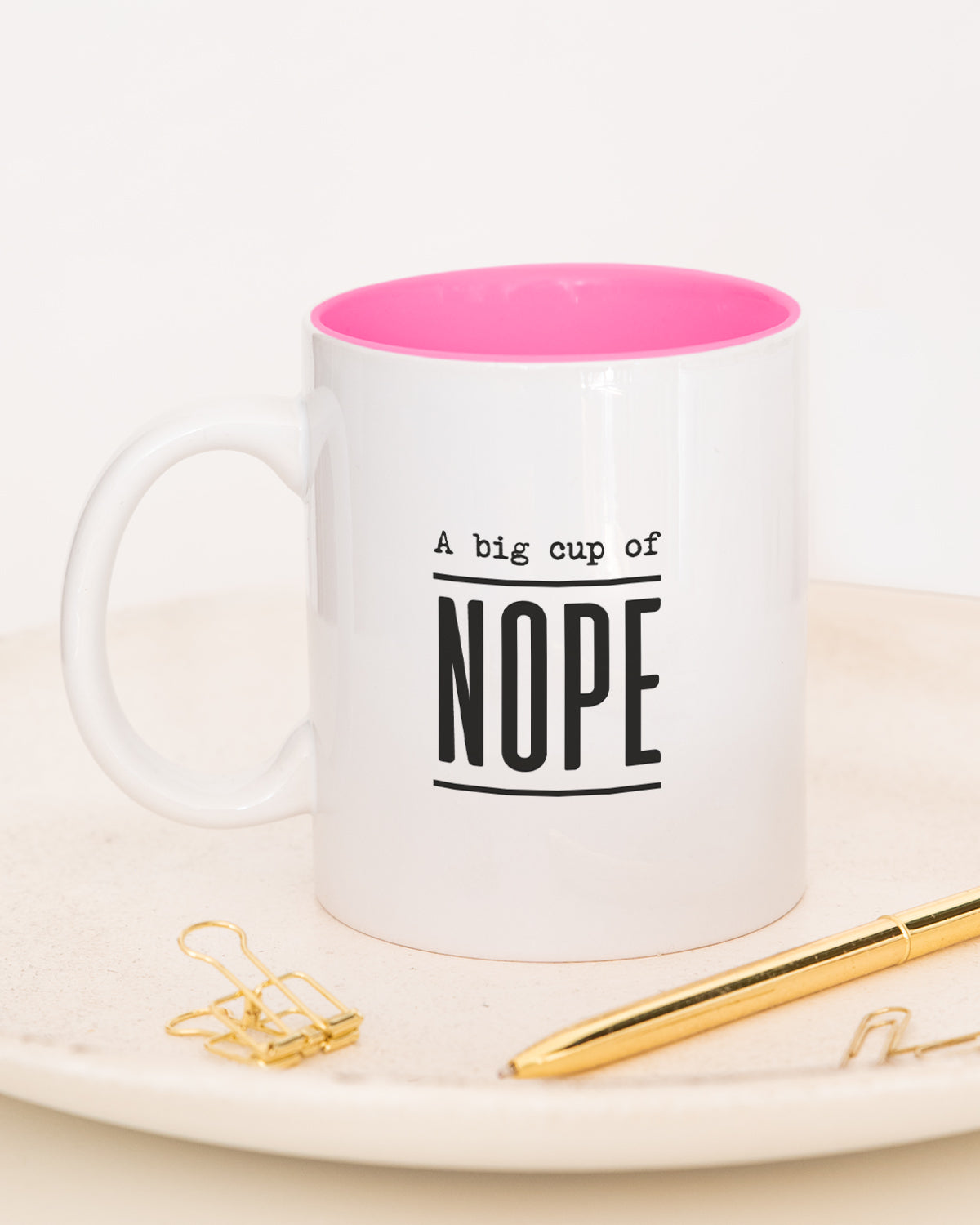 Nope - Tasse Pink Tasse Lieblingskollegen®
