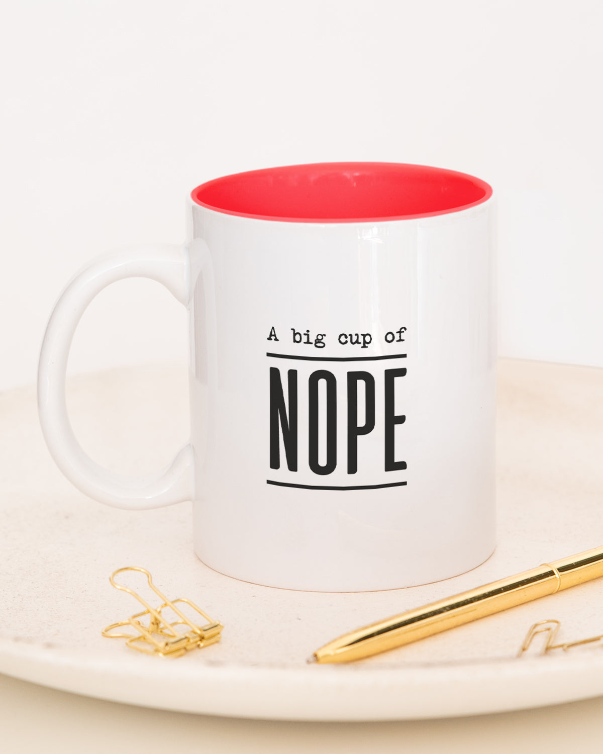 Nope - Tasse Rot Tasse Lieblingskollegen®
