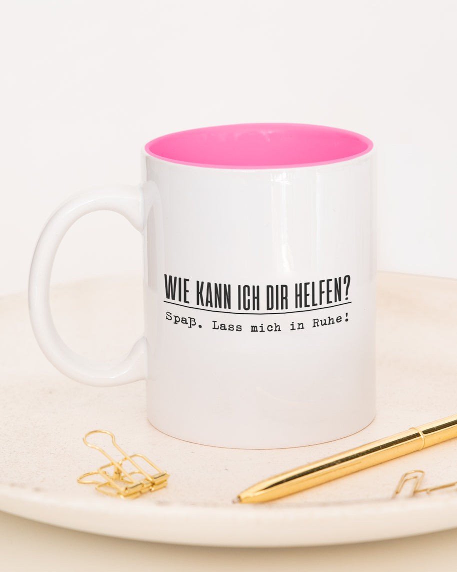 Wie kann ich dir helfen? - Tasse