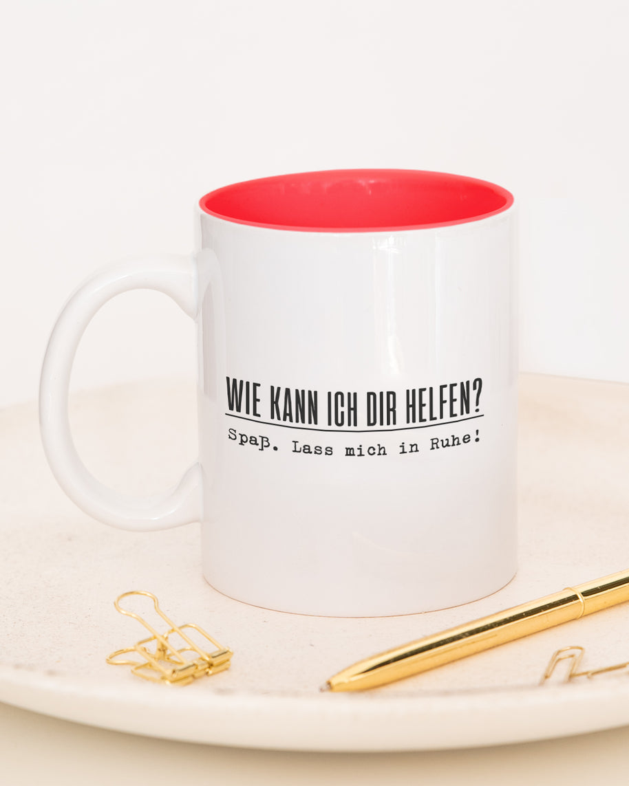 Wie kann ich dir helfen? - Tasse